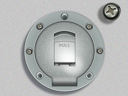 矢量形状的堆砌——油箱盖