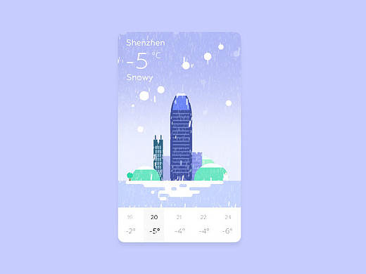 ［动态］天气控件