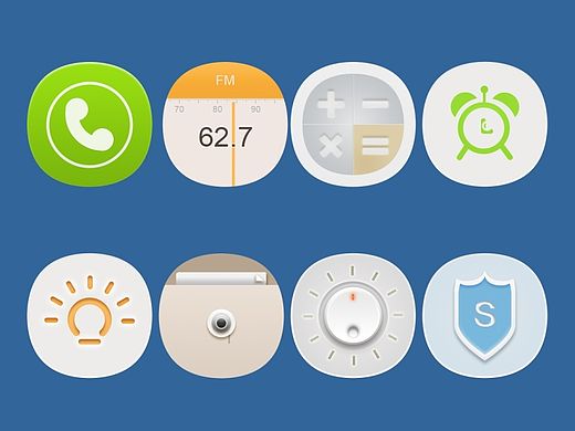 轻质感icon  萌萌清新哒
