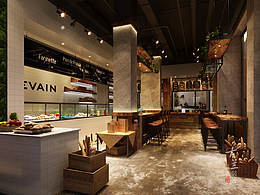 乐凡烘培店设计案例-成都烘培店设计|成都烘培店装修