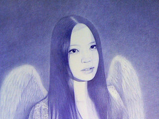 圆珠笔画《梦之蓝》