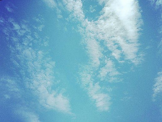 蓝天白云