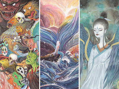 近期作品（個人主頁-ZNTQzMjkzOTI=） - 藝術插畫 - 站酷設計師青夕QX原創(chuàng)素材 - 站酷ZCOOL