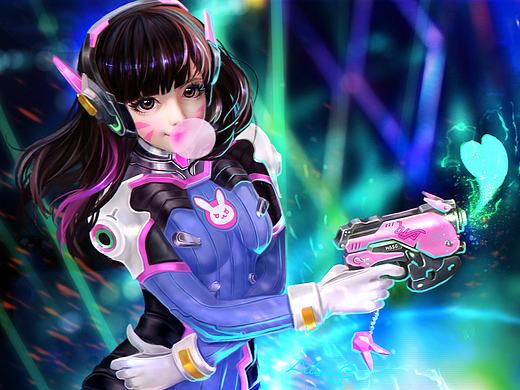 守望先锋 D.VA 泡泡版