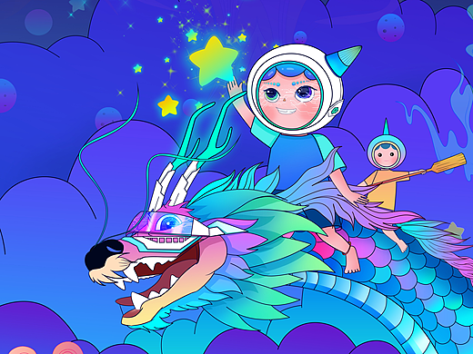 粽子星球（個人主頁-ZNjAxMjAxODA=） - 商業(yè)插畫 - 站酷設(shè)計師DDM夢景未來原創(chuàng)素材 - 站酷ZCOOL