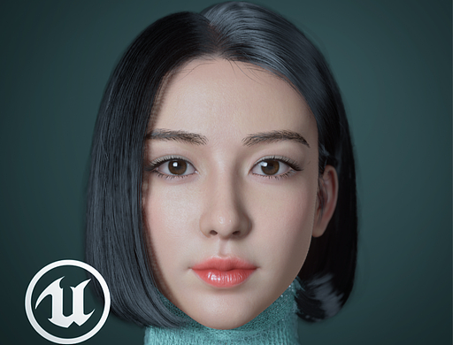 绿毛衣少女