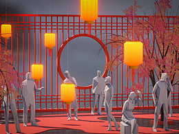 周杰伦《红颜如霜》MV场景3D临摹