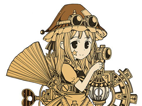 蒸汽朋克插画集1蒸汽街系列