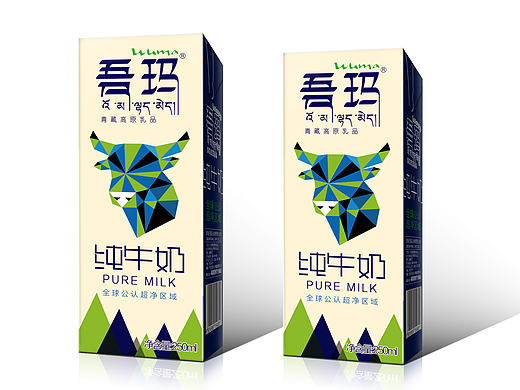 青海牛奶包装设计
