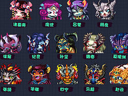 美眉三国角色UI集合