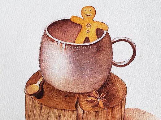 木头杯托（个人主页-ZNDc4NDY3MzY=） - 绘画 - 站酷设计师小珊Seisei原创素材 - 站酷ZCOOL