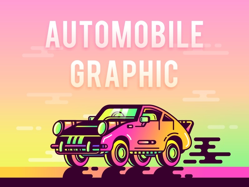 SA9527-Automobile Graphic（附思路分享）