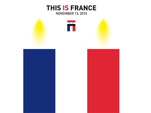 這次是法國 THIS IS FRANCE（系列反恐招貼）（個人主頁-ZMTQwNTQwNDA=） - 海報 - 站酷設計師老燈原創(chuàng)素材 - 站酷ZCOOL