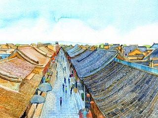 【手绘城市】山西平遥