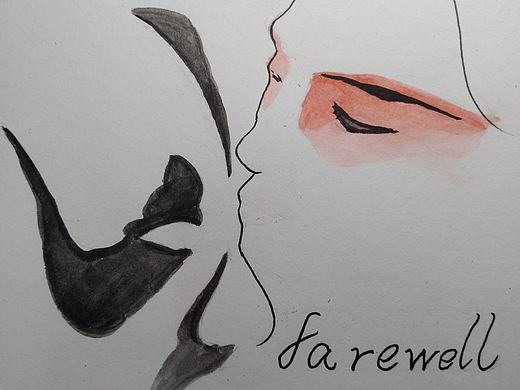 极简风格下的某电影海报