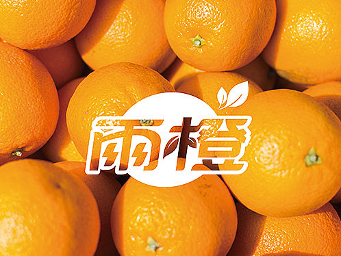 【雨橙】橙子品牌标志设计