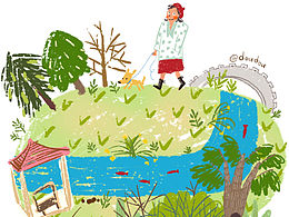 假期里的孩子們（手繪日記）