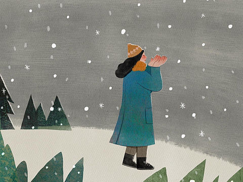 小雪｜节气插画