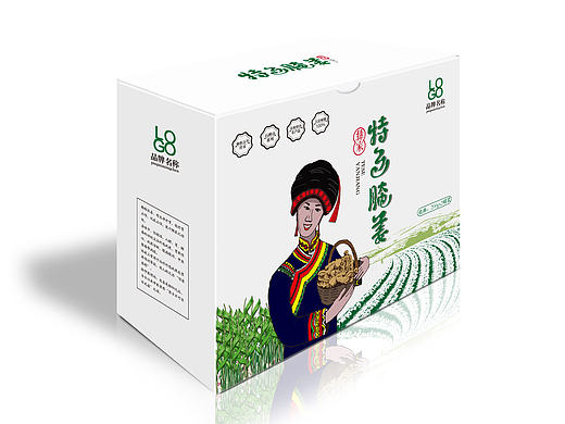 包装设计（姜系列）民族风