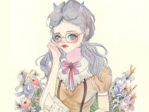 水彩手绘十二星座
