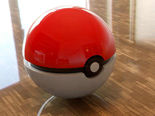 C4D精靈球建模練習(xí)，學(xué)自路人甲教程（個(gè)人主頁(yè)-ZMTc2NzA3NjA=） - 海報(bào) - 站酷設(shè)計(jì)師掙錢(qián)養(yǎng)菜菜原創(chuàng)素材 - 站酷ZCOOL