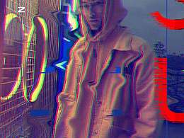 故障风练习海报