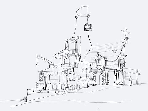 铁匠铺的设计稿