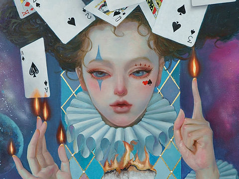 何水晶作品《游戏人间》