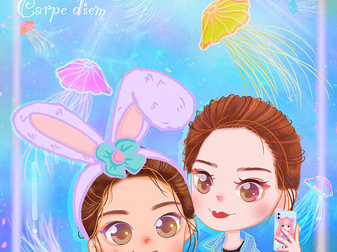 Procreate | 8/100原创 | 快来约稿