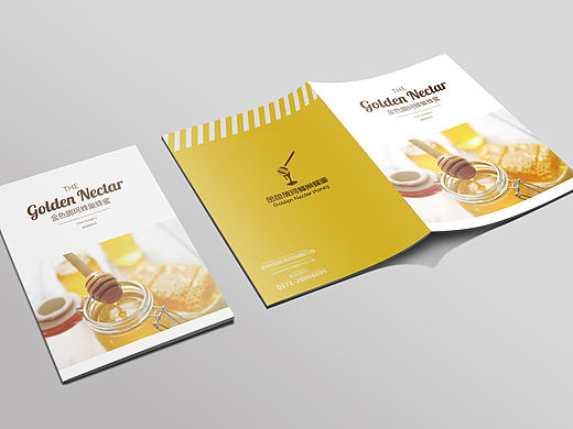 金色旎珂蜂巢蜂蜜宣传手册