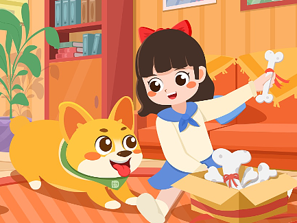 室内一角（个人主页-ZNjM3NTgyODQ=） - 儿童插画 - 站酷设计师汪阿汪原创素材 - 站酷ZCOOL