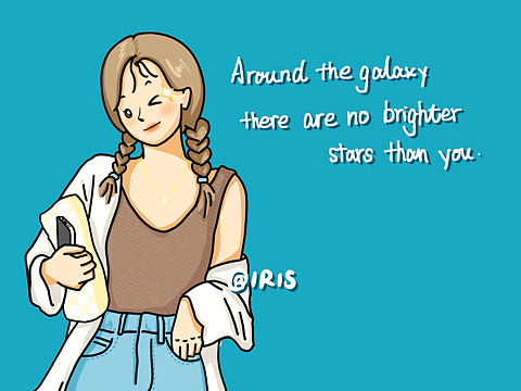 【插画壁纸】元气少女