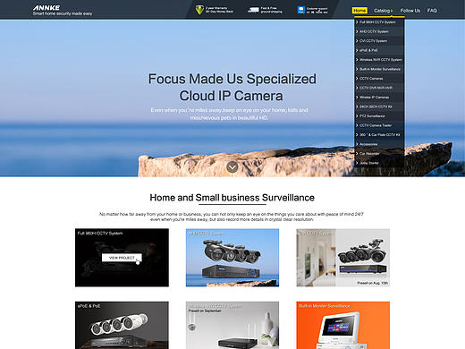 eBay店铺首页设计 安防类网页设计（个人主页-ZMTg4MjQyODA=） - 电商 - 站酷设计师349578964原创素材 - 站酷ZCOOL