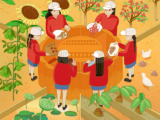 中秋月饼（个人主页-ZNjE3NTgxNDQ=） - 商业插画 - 站酷设计师布布bugo原创素材 - 站酷ZCOOL