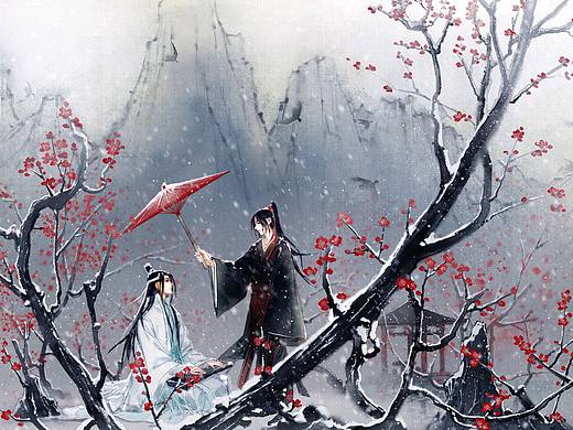 落雪寻花
