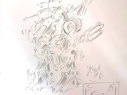 中型战机可以脑部神经系统控制三用战斗署基地 战机 人（个人主页-ZNjE0MDczOTI=） - 概念设定 - 站酷设计师李瀛1994原创素材 - 站酷ZCOOL