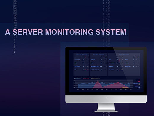 A SERVER MONITORING SYSTEM（个人主页-ZMjA3Nzg5NDQ=） - 软件界面 - 站酷设计师ICE冰仔原创素材 - 站酷ZCOOL