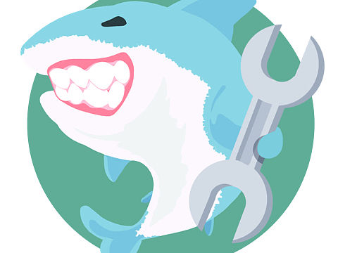 鲨鱼工具小图标