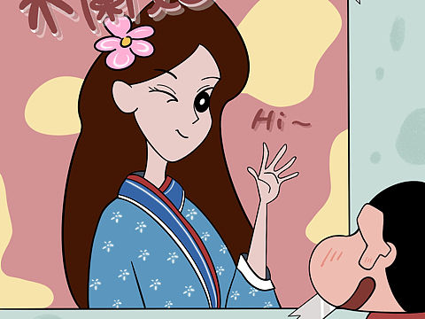 穿越到蜡笔小新中的公主们~