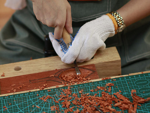 花瓣茶铲-大果紫檀