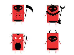 沙僧、紅孩兒、牛魔王