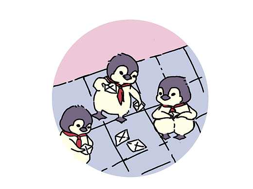 小企鹅们的夏日时光🌸