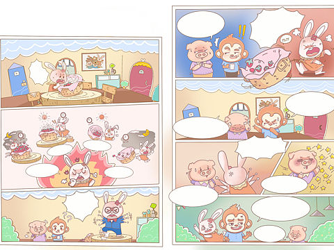 儿童教育漫画《分数》