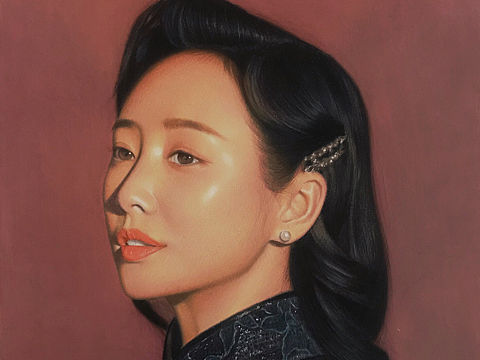 彩铅—《戴珍珠耳环的少女》