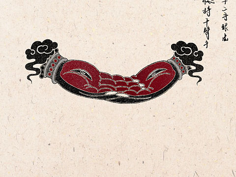 四十二手眼法（個人主頁-ZNDk5NzUzNjg=） - 繪畫 - 站酷設計師TOHOINK原創(chuàng)素材 - 站酷ZCOOL