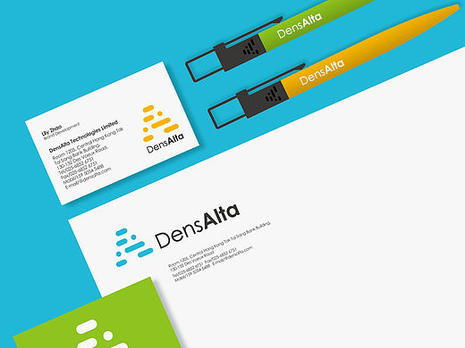DensAlta品牌标志vi设计