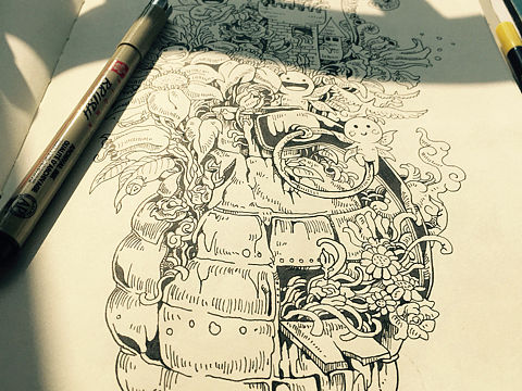 精靈系列（個人主頁-ZMjA5OTEzMTY=） - 新銳潮流插畫 - 站酷設(shè)計師love蘋果原創(chuàng)素材 - 站酷ZCOOL