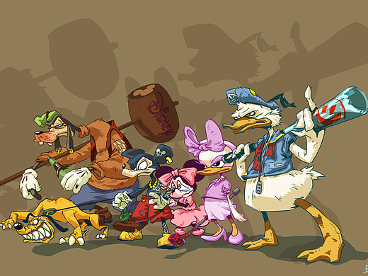 迪士尼元素_创意设计作品图片素材-站酷zcool