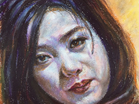 蜡笔能画出油画味吗