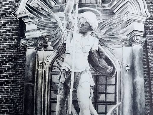 两年前没画完的建筑。。